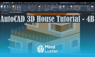 Learn Autocad D House Modeling Tutorial B Mind Luster