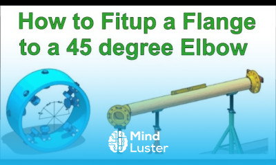 Learn Degree Elbow To Flange Fitting Tutorial Mind Luster