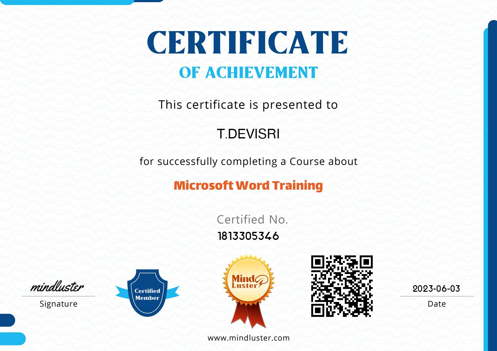 sri-devi-microsoft-word-training-mind-luster