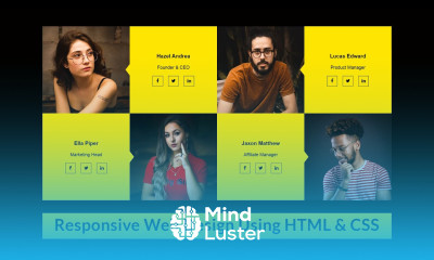 Learn How To Make Team Section Design Using HTML And CSS | Website ...