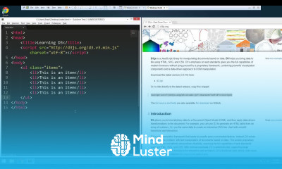 D3 js Tutorial - Mind Luster