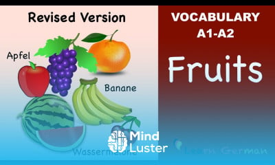 Learn Learn German | German Vocabulary | Obst | Fruits in German | A1 ...