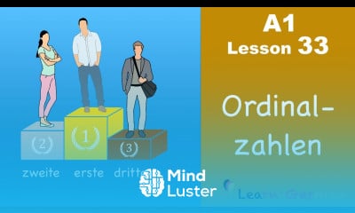 Learn Learn German | Ordinalzahlen | Ordinal Numbers | German For ...