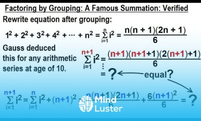 Learn Algebra Ch 6 Factoring 21 Of 55 Factoring By Grouping Verified ...