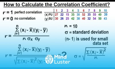 Learn Statistics Ch 3 Bivariate Data 12 Of 25 How To Calculate The ...