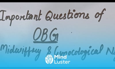 Learn Important Questions Of OBG Midwifery Gynecological Nursing For ...