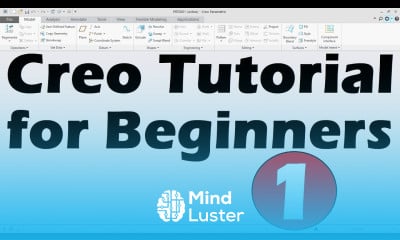 Creo mirror sketch for beginners Tutorial - Mind Luster