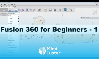 Learn Fusion 360 Tutorial for Beginners 1 - Mind Luster