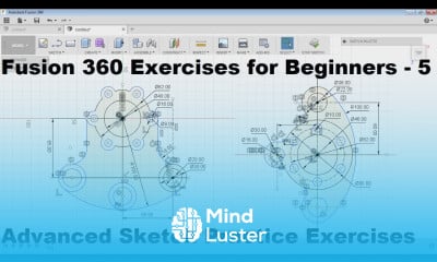 Learn Fusion 360 Sketch Tutorial Fusion 360 Practice Exercises for ...