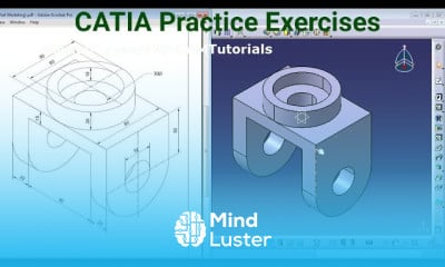 Learn CATIA Training Course Exercises for Beginners 4 CATIA V5 Part ...