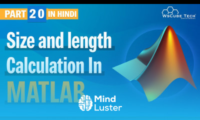 Learn How to Calculation Size and Length Calculation in MATLAB Hindi 20 ...