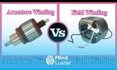 Learn Armature Winding and Field Winding Difference between Armature ...