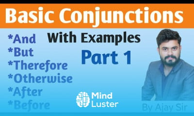 Conjunctions In English Grammar Tutorial - Mind Luster